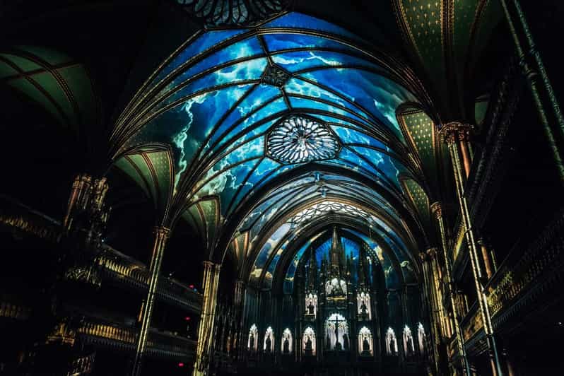 Montreal: AURA Experience at Notre-Dame Basilica and Cruise - Two Montréal icons in one outing