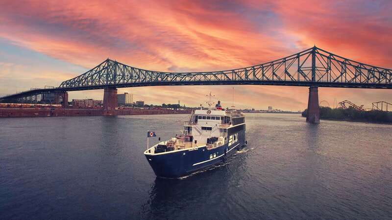 Montreal: Evening Cruise with DJ and Dance Floor - The Biosphere, La Ronde, and Olympic Park