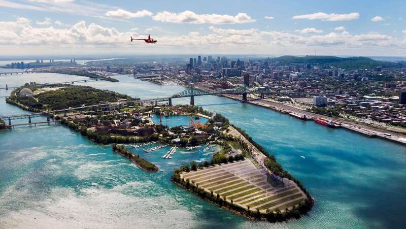 Montreal: Guided Helicopter Tour - The 20-minute route over Montreal