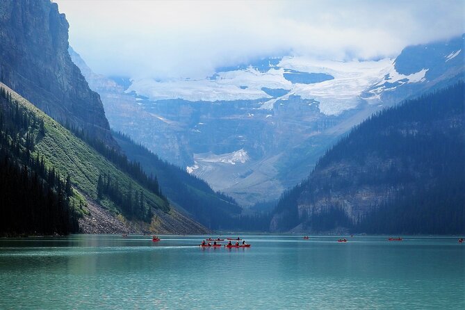 Moraine Lake, Lake Louise Johnston Canyon Banff National Park - Banff town, Bow Falls, and Surprise Corner