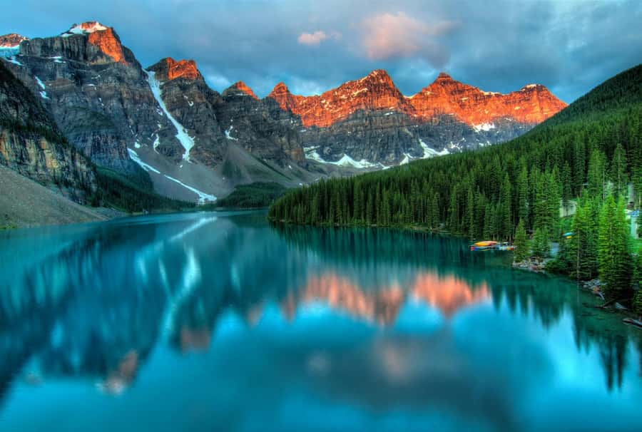 Moraine Lake Louise Emerald Johnston Canyon Banff Yoho Tour - Vermilion Lakes and the seasonal route