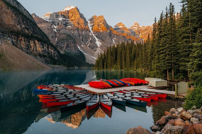Moraine Lake Sunrise & Lake Louise Golden Hour Experience - Why an early start makes Moraine Lake worth it