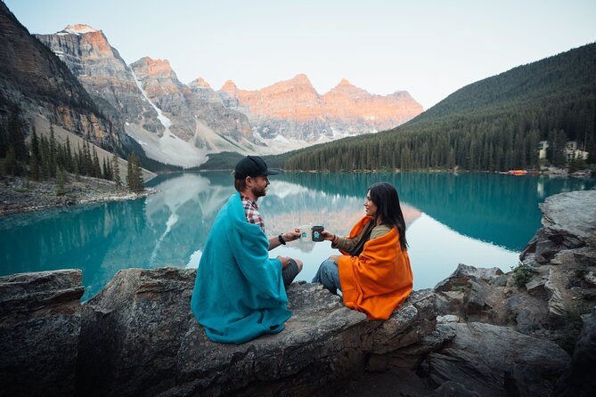 Moraine Lake Sunrise & Lake Louise Golden Hour Experience - The Rockpile and the Valley of the Ten Peaks