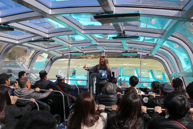 Niagara CANADA, Domed (Dry) Jet Boat Tour - Group size, seating, and the view from under the dome
