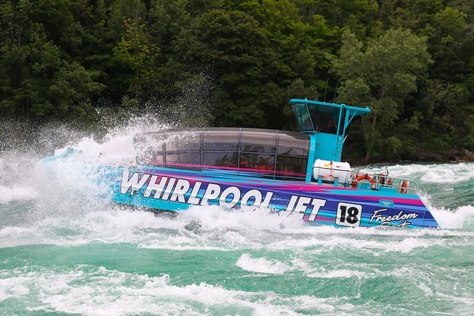 Niagara CANADA, Domed (Dry) Jet Boat Tour - Reaching the dock at Niagara-on-the-Lake