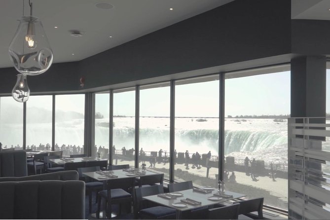 Niagara Falls Canada Day + Night Small Group Tour w/Falls Dinner - Niagara City Cruises: the loud, wet centerpiece