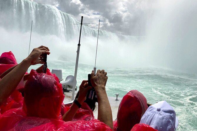 Niagara Falls Canada Day Tour From Toronto + Boat Cruise Option - Journey Behind the Falls: close, loud, and wet