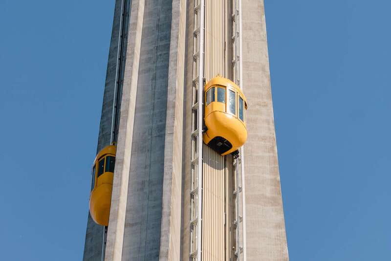 Niagara Falls, Canada: Skylon Tower Observation Deck Ticket - The 52-second ride in the Yellow-Bug elevators