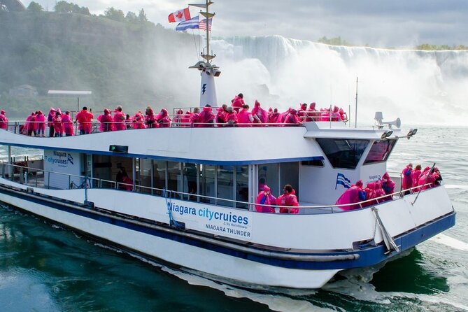 Niagara Falls Canada Tour, Boat, Skylon Tower & Maple Tasting - Voyage to the Falls and the first blast of mist