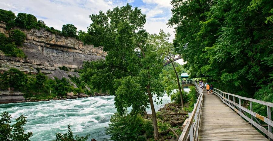 Niagara Falls, Canada: White Water Walk Entry Ticket - Arriving beside the Niagara Gorge