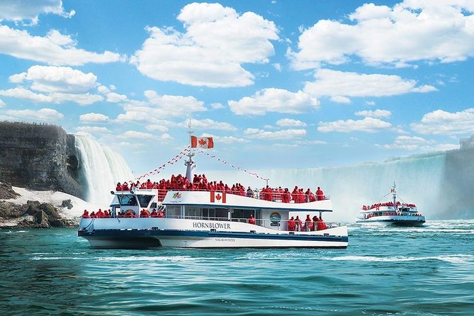 Niagara Falls Canadian Luxury Tour: Boat, Journey, Skylon & Lunch - Journey Behind the Falls: close to the Horseshoe Falls