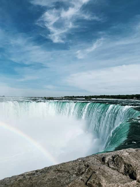 Niagara Falls Day Tour with Boat Ride & Journey Behind Falls - Journey Behind the Falls goes below the postcard view