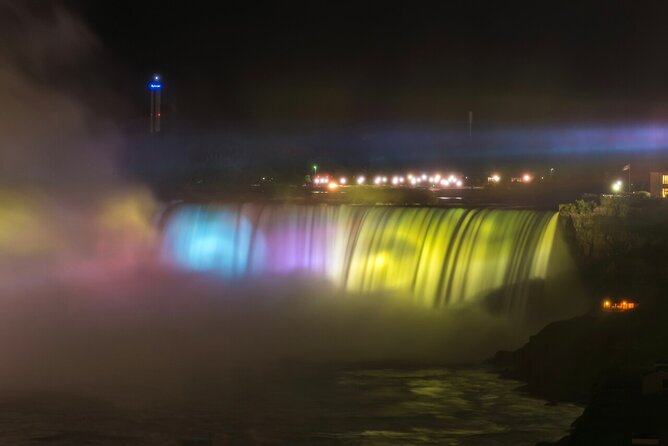 Niagara Falls Evening Tour with Boat, Dinner & Illumination Tower - Fireworks and winter lights