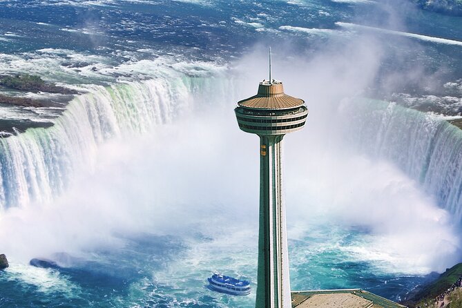 Niagara Falls Half Day with Boat and Journey Behind the Falls - Table Rock gives you the classic Canadian view