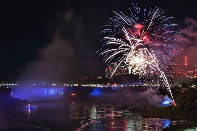 Niagara Falls Premium Night Tour: Fireworks Boat Cruise & Dinner - Inside the Illumination Tower
