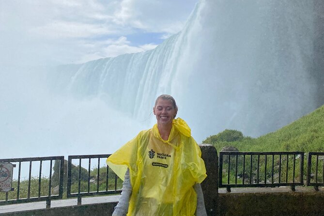 Niagara Falls Small Group Tour w/ Tower, Journey & Boat Cruise - Journey Behind the Falls puts you beside the roar