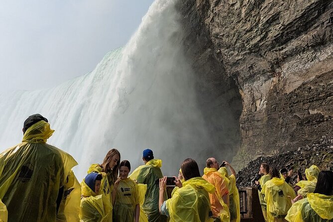 Niagara Falls Tour: Boat Ride, Journey Behind The Falls and more - Table Rock and the edge of the Horseshoe Falls