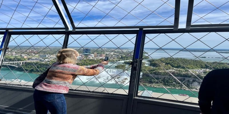 Niagara Falls Tour: Skylon, Journey Behind Falls & Boat Ride - Skylon Tower gives you the big picture