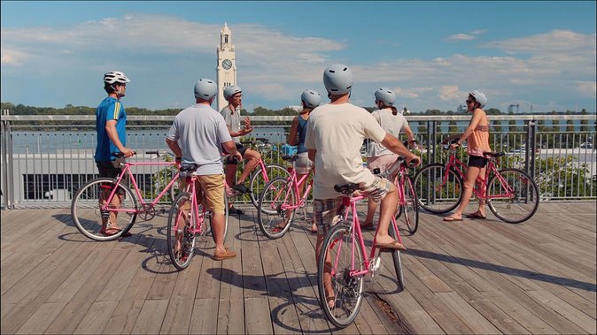 Non Touristy Pink Bike Tour by Spade & Palacio - Starting on Saint-Denis and getting fitted