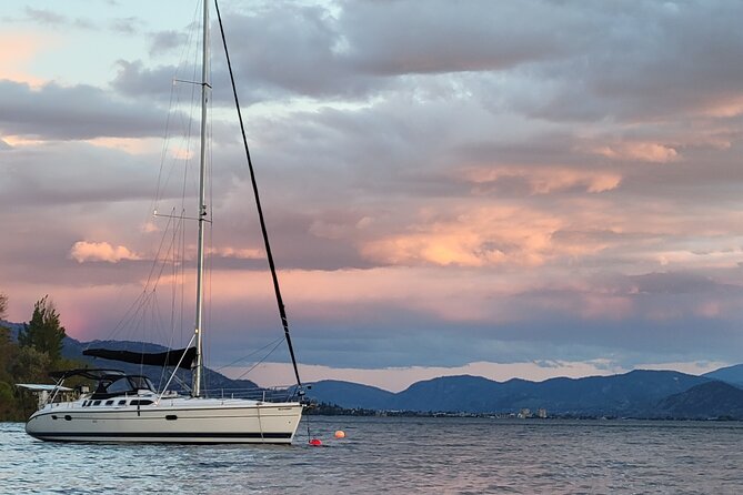 Okanagan Lake Sailing Tour from Penticton & Naramata BC - Sailing Anam Cara across Okanagan Lake