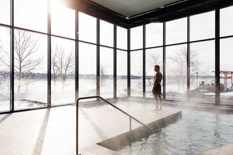 Old Quebec: Nordic Spa Thermal Experience - Pools, waterfalls, and quiet corners