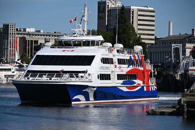 One-Way High-Speed Passenger Ferry: Victoria, BC to Seattle, WA - Border Documents and Booking Details