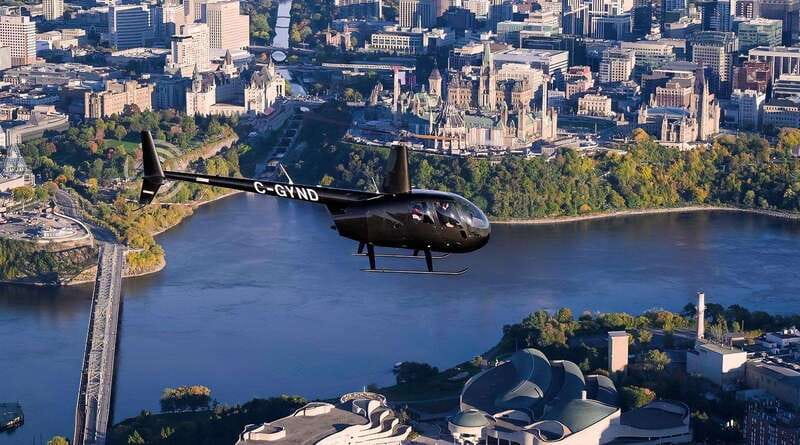 Ottawa: Helicopter Ride with Live Commentary - Starting at Select Aviation near Gatineau-Ottawa Executive Airport
