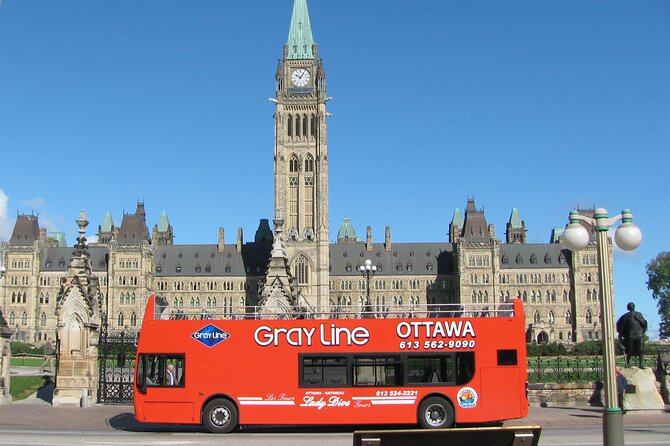 Ottawa Hop-On Hop-Off Sightseeing Tour - Parliament Hill, the canal, and Ottawa’s central landmarks