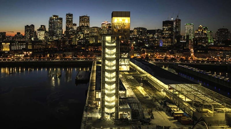 Port of Montreal Glass Tower Entry - Reaching the 65-metre Port of Montreal Tower