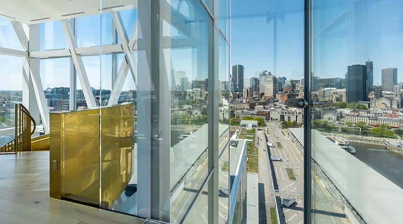 Port of Montreal Glass Tower Entry - Finding Montreal’s story through blue balloons