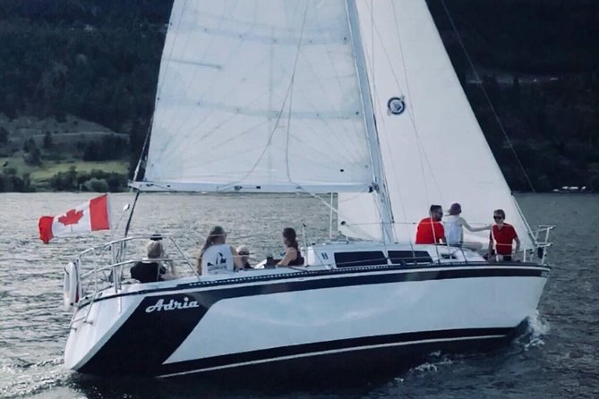 Private Kelowna Sailing Cruise on Okanagan Lake - Learning to sail with Brad