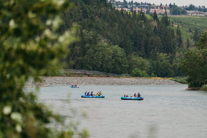 Private Self-guided River Rafting Tour in Calgary - Reaching Peace Bridge and central Calgary