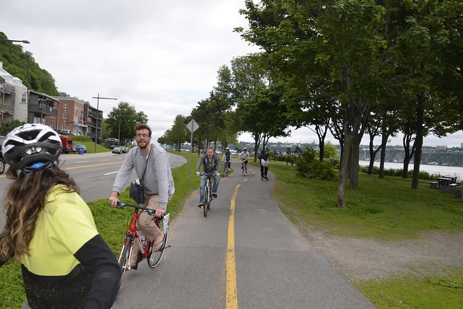 Quebec City: Electric Bike Tour - Château Frontenac and the cathedral from outside