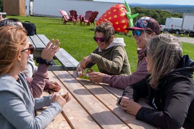 Quebec City - Guided E-Bike Tour & Tastings - Ile d'Orléans - Ending with beer and a Quebec City view