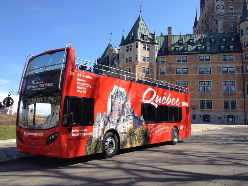 Quebec City: Hop-on Hop-off Open-Top Double Decker Bus Tour - Old Quebec, Saint-Roch, and the riverfront