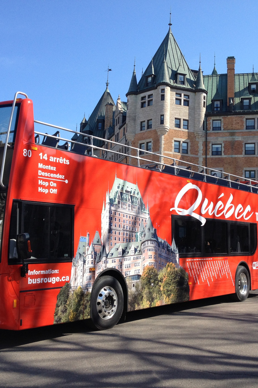Quebec City: Hop-on Hop-off Open-Top Double Decker Bus Tour - The Plains of Abraham and the museum district