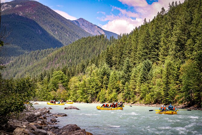 Rafting Adventure on the Kicking Horse River - Getting suited up for cold river water