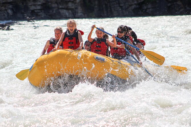 Rafting Athabasca Falls Run in Jasper - Canyon views, quiet water, and possible wildlife