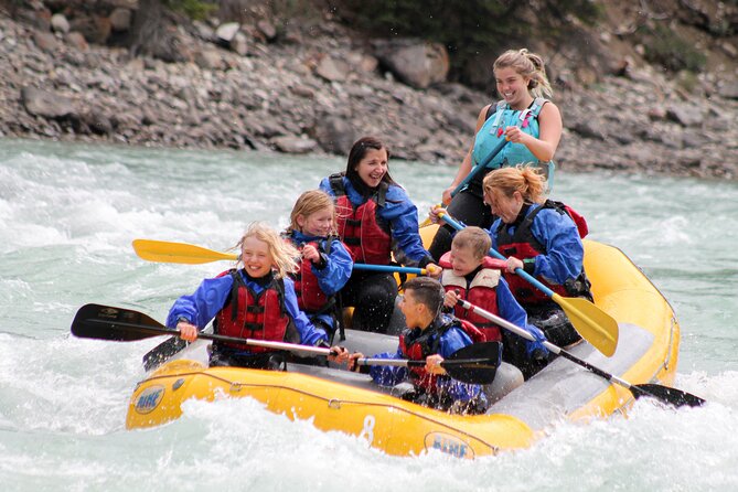 Rafting on Athabasca River Mile 5 in Jasper - Why this Athabasca trip works for beginners