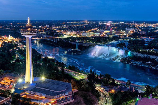 Skylon Tower, Niagara Falls Ontario Observation Deck Admission - The 52-second glass elevator ride