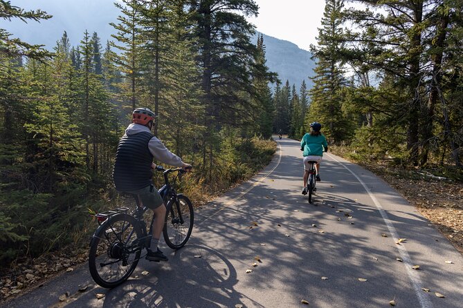 Small Group E-Bike Tour the Banff Local Explorer - Bow Falls, a short ride with a strong payoff