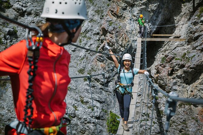 Small-Group Guided Via Ferrata Climbing with Banff's Best Views - The chairlift ride saves energy and adds a view