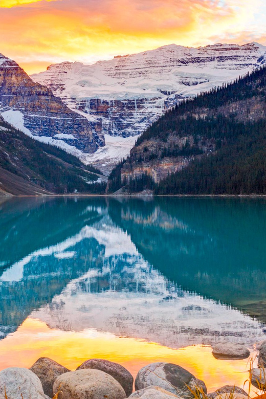 Sunrise or Sunset/Stargazing Tour at Moraine Lake from Banff - Sunrise at the Rockpile