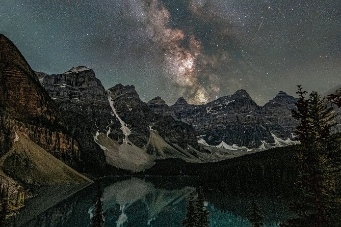 Sunset at Moraine Lake & Stargazing Tour from Canmore/Banff - Moraine Lake before sunset