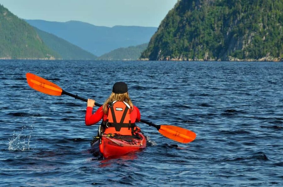 Tadoussac: Guided Sea Kayaking Adventure - Getting ready with the supplied equipment