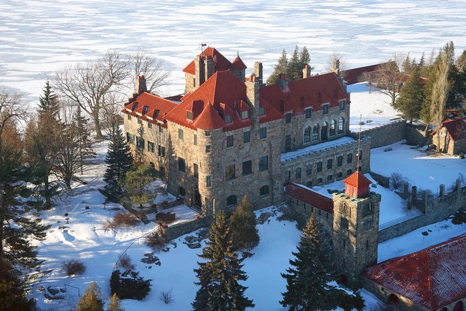 Thousand Islands Two Castle Helicopter Tour - The 1000 Islands Tower from the air