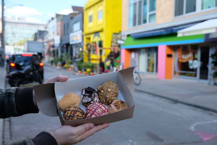 Toronto: Guided Donut Walking Tour with Tastings and Coffee - Walking, weather, and accessibility