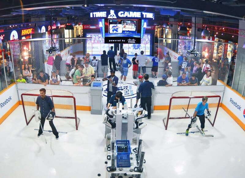 Toronto: Hockey Hall of Fame Entry Ticket - The replica dressing room and film areas