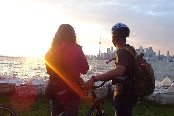 Toronto Islands Evening Bike Tour - Crossing the Inner Harbour to the eastern islands