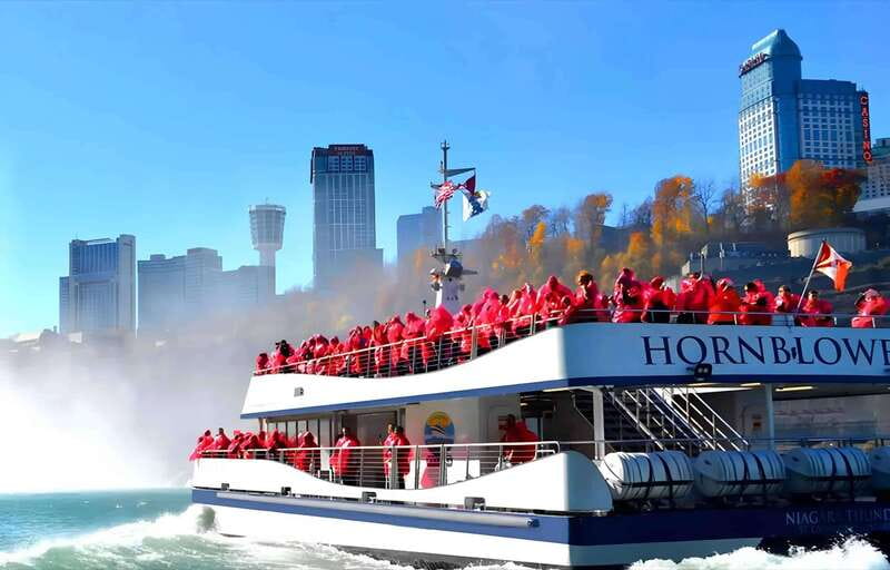 Toronto: Niagara Falls, Boat Ride & Journey Behind the Falls - Skylon Tower and optional helicopter flights